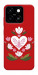 Чохол Квітуче серце для ZTE Blade A55 4G