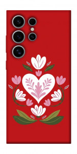 Чехол Квітуче серце для Galaxy S25 Ultra