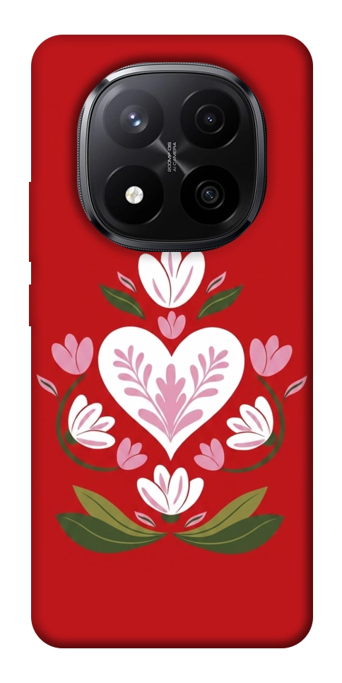 Чехол Квітуче серце для Xiaomi Redmi Note 14 Pro+ 5G