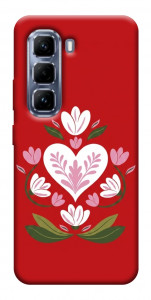Чохол Квітуче серце для Infinix Hot 50 Pro