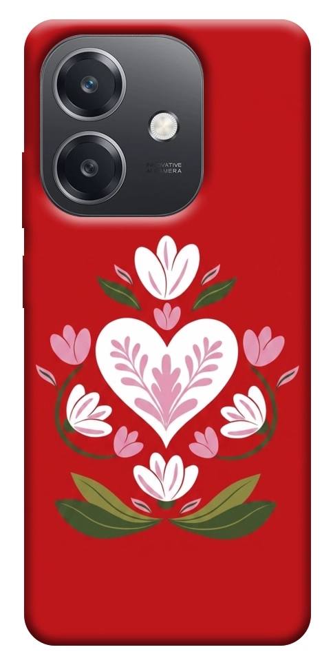 Чехол Квітуче серце для Oppo A40m
