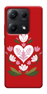 Чехол Квітуче серце для Xiaomi Redmi Note 14S