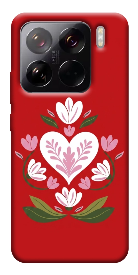 Чехол Квітуче серце для Xiaomi 15 Pro