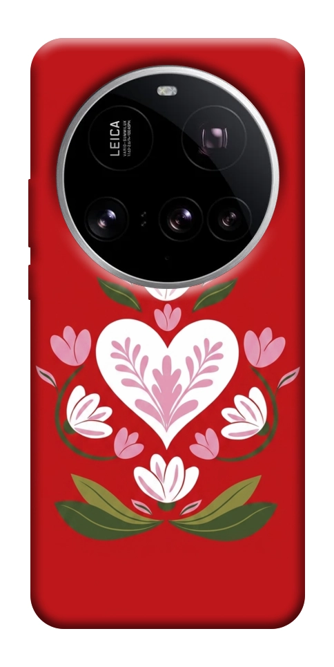 Чохол Квітуче серце для Xiaomi 15 Ultra