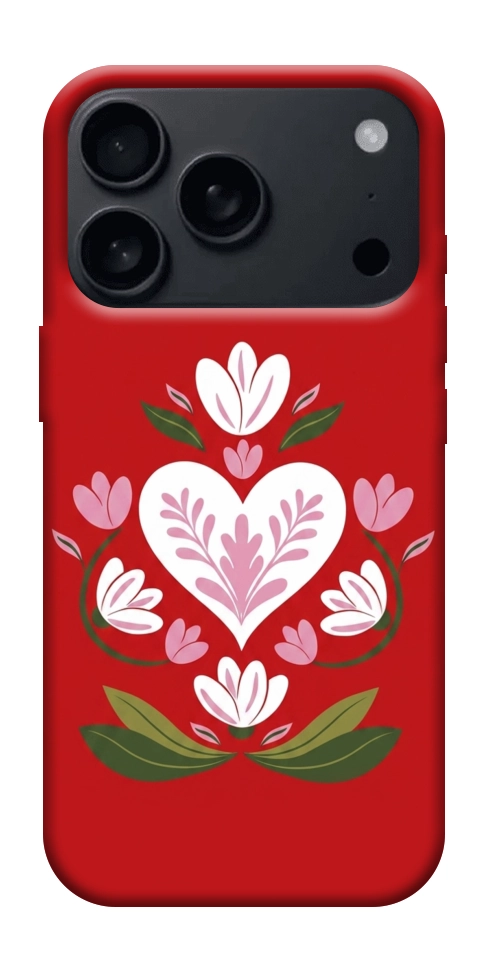 Чехол Квітуче серце для iPhone 17 Pro Max