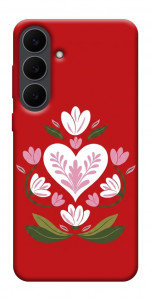 Чехол Квітуче серце для Galaxy S25 FE