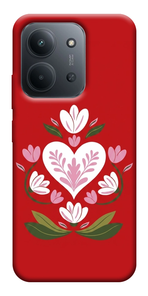 Чехол Квітуче серце для Xiaomi Redmi 15C (Europe version)
