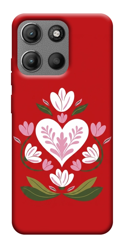 Чохол Квітуче серце для Motorola Moto G15 Power