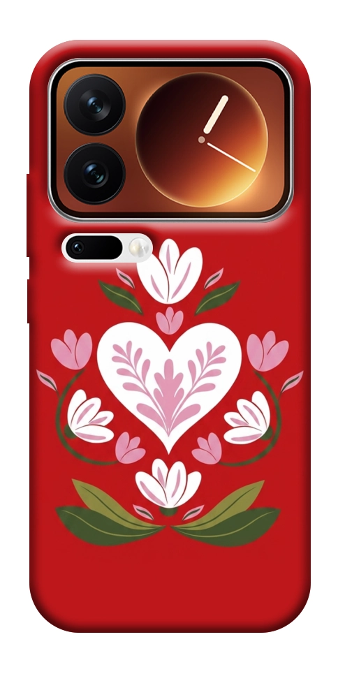 Чохол Квітуче серце для Xiaomi 17 Pro