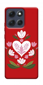 Чехол Квітуче серце для Motorola Moto G86 Power