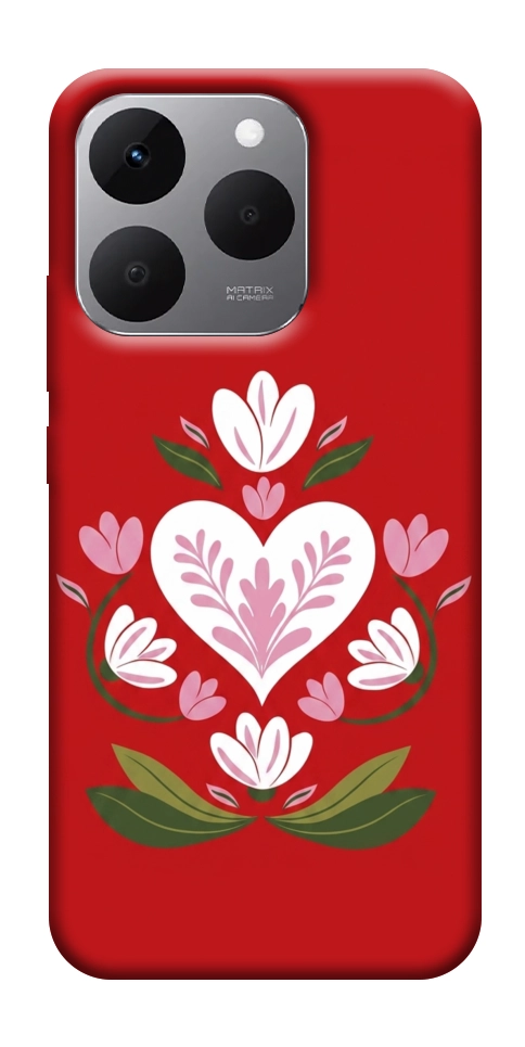 Чохол Квітуче серце для Realme 15T