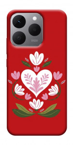 Чехол Квітуче серце для Realme 15T