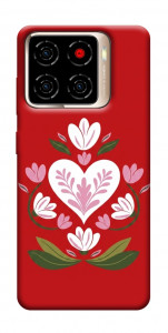 Чехол Квітуче серце для ZTE Blade A56