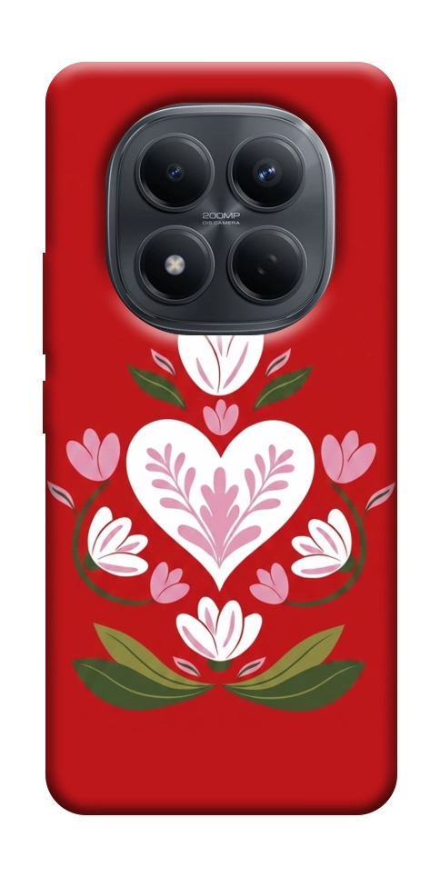 Чехол Квітуче серце для Xiaomi Redmi Note 15 5G (EU)