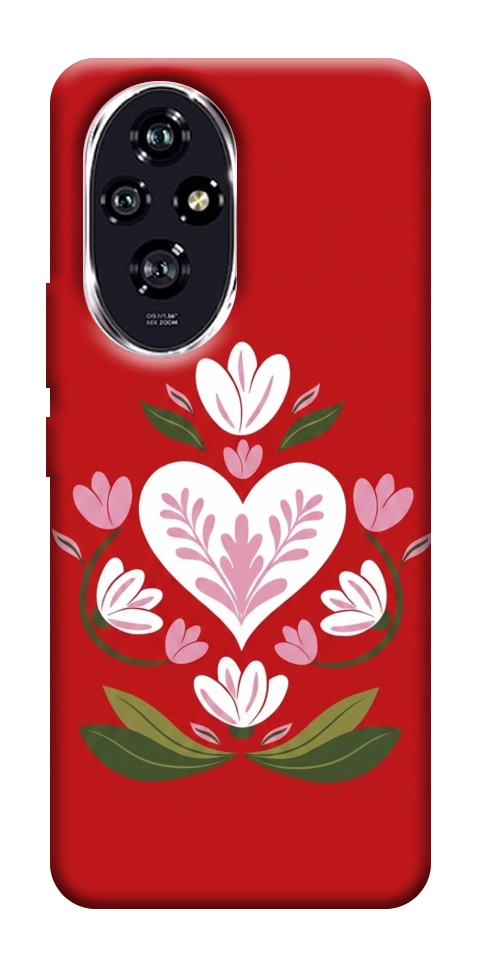Чехол Квітуче серце для Huawei Honor 200