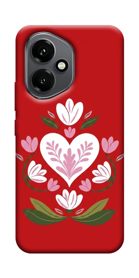 Чохол Квітуче серце для Huawei Honor 400