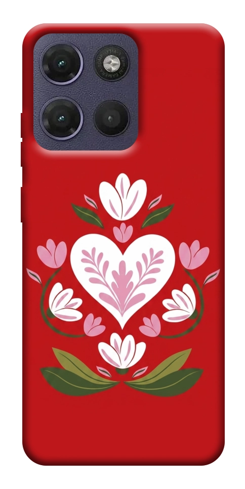 Чохол Квітуче серце для Motorola Moto G17