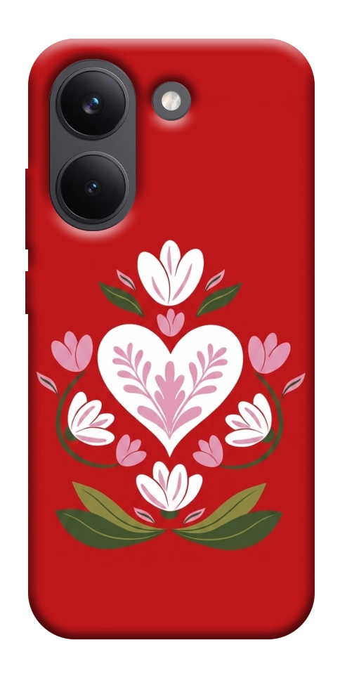 Чехол Квітуче серце для Xiaomi Poco X8 Pro
