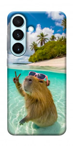 Чехол Сapybara vacation для Galaxy S26