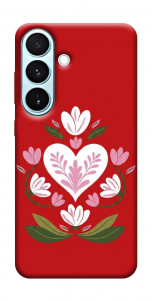Чехол Квітуче серце для Galaxy S26