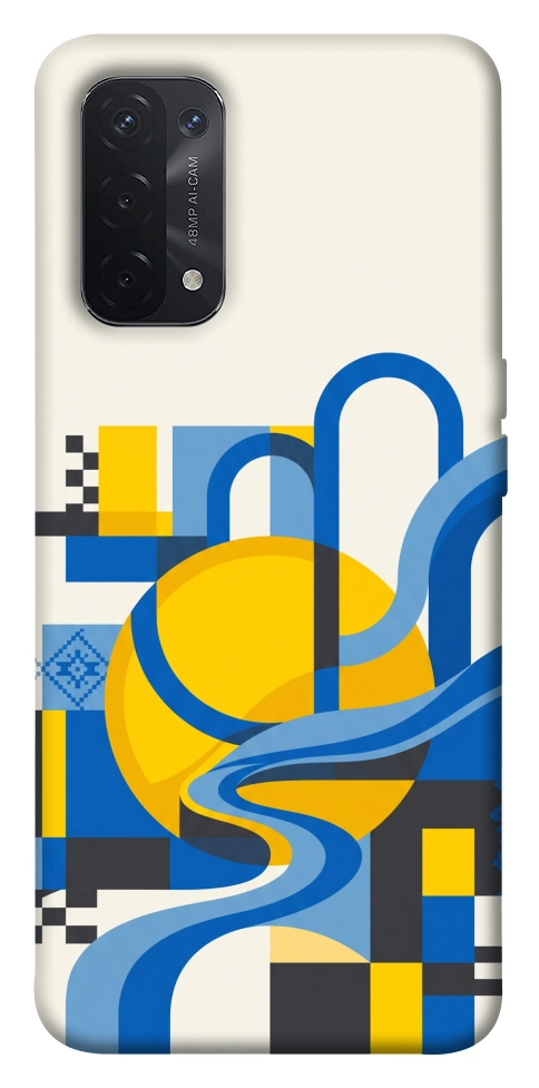Чехол Abstract mood для Oppo A74 5G