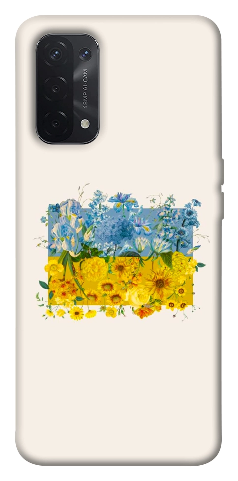 Чехол Flower flag для Oppo A74 5G