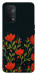 Чехол Червоний цвіт для Oppo A74 5G