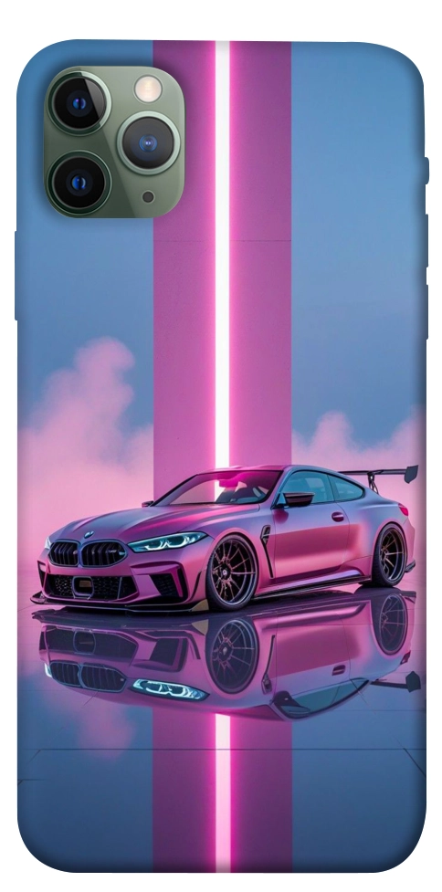 Чехол Pink neon car для iPhone 11 Pro Max