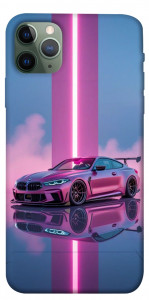 Чехол Pink neon car для iPhone 11 Pro Max