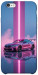 Чехол Pink neon car для iPhone 6