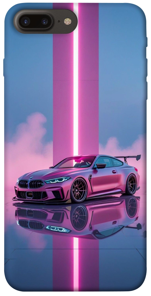 Чехол Pink neon car для iPhone 7 Plus