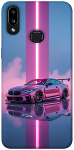 Чехол Pink neon car для Galaxy A10s (2019)
