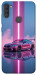 Чохол Pink neon car для Galaxy A11 (2020)