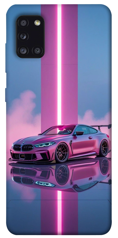 Чехол Pink neon car для Galaxy A31 (2020)