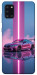Чехол Pink neon car для Galaxy A31 (2020)