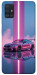 Чохол Pink neon car для Galaxy A51 (2020)