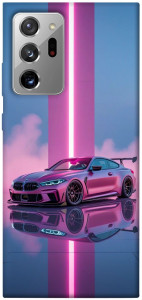 Чехол Pink neon car для Galaxy Note 20 Ultra