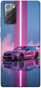 Чехол Pink neon car для Galaxy Note 20