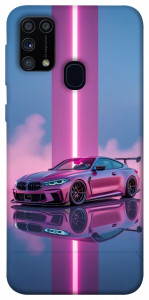 Чехол Pink neon car для Galaxy M31 (2020)