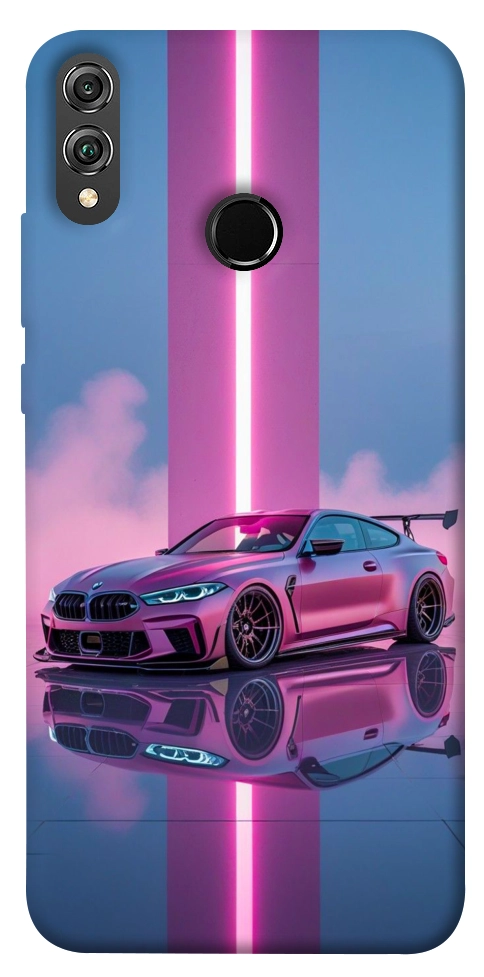 Чохол Pink neon car для Huawei Honor 8X