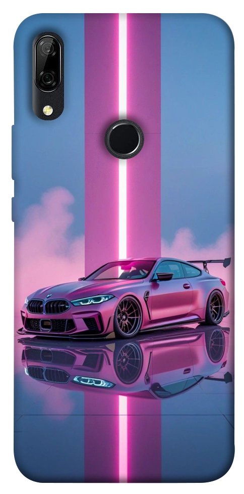 Чехол Pink neon car для Huawei P Smart Z