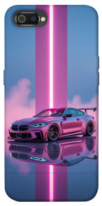 Чохол Pink neon car для Realme C2
