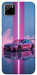 Чехол Pink neon car для Realme C11
