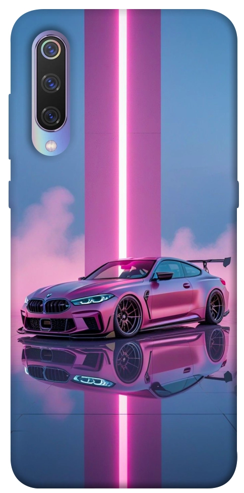 Чехол Pink neon car для Xiaomi Mi 9