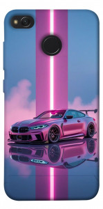 Чехол Pink neon car для Xiaomi Redmi 4X