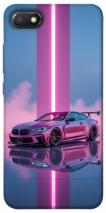 Чехол Pink neon car для Xiaomi Redmi 6A