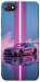 Чехол Pink neon car для Xiaomi Redmi 6A