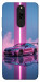 Чехол Pink neon car для Xiaomi Redmi 8