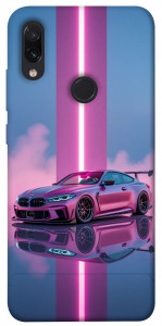 Чохол Pink neon car для Xiaomi Redmi Note 7