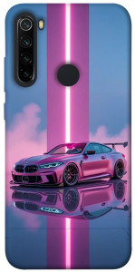 Чехол Pink neon car для Xiaomi Redmi Note 8